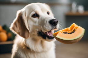 Dogs Eat Rockmelon